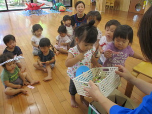 もも組さん（１歳児）