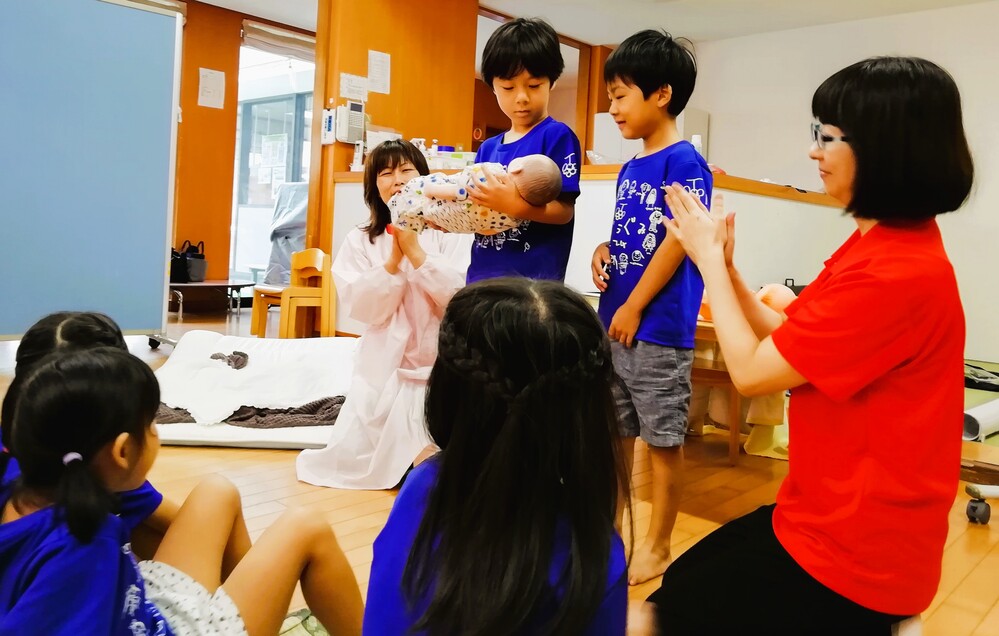 親子活動ぶどう