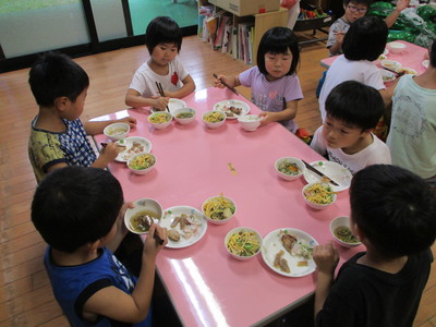 そうめん汁が大人気